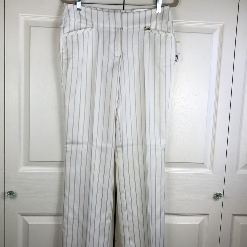 Anne Klein Vanilla Ice Moonbeam Striped 4 Pockets